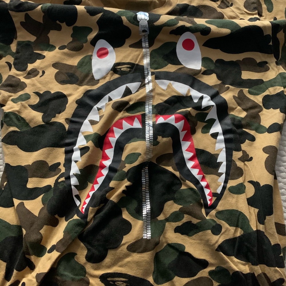 Camo bape t shirt
